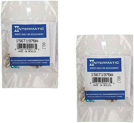 Intermatic 156T1978A Time Switch Trippers for T100 Series Timers 2 On 2 Off With 4 Screws Per Package (2 Pack)