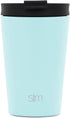 Simple Modern Insulated Travel Coffee Mug with Flip Lid and Straw Lid | Reusable Stainless Steel Tumbler Water Bottle Cup | Classic Collection | 12oz (350ml), -Seaside