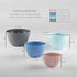 BINO Plastic Mini Prep Bowls with Lids Set - Plastic Bowl Set Prep Bowls for Kitchen