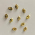 monochef 10pcs/5 Pairs 14K Yellow Gold Earring Backs Replacement Secure Ear Locking for Stud Earrings Ear Nut for Posts, 5x6mm