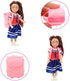 5.3 Inch Chelsea Doll Clothes and School Playset 3 Dresses 3 Outfits 2 Shoes and 19 Pcs Study Supplies Accessories for Chelsea Doll