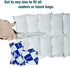 Disposable Ice Packs Sheets for Frozen Food Shipping, Cold Freezer Packs for Coolers Lunch Box, Dry Ice Shipping Cold Packs Ice Frozen Gel Packs for Perishable Mailing Storage, 2 x 6 Cells, 4 Sheets