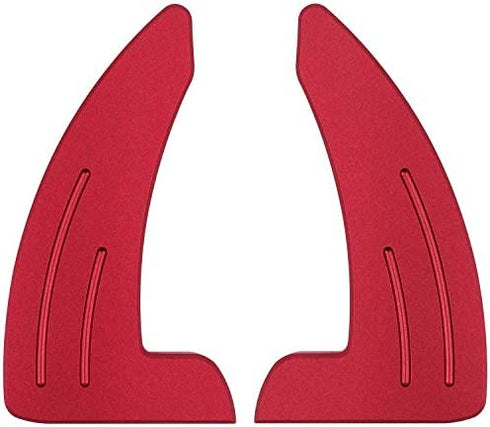 Steering Wheel Shift Paddle Extended Shifter Trim Cover for Dodge Challenger Charger Durango RT & Scat Pack 2015-2020, for Jeep Grand Cherokee 2014-2020 Interior Decoration Accessories (Red 2PCS)