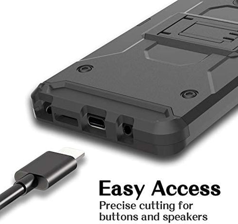 Leptech Kickstand Series Compatible with Samsung Galaxy Note 9 Case / SM-N960U Case (Black)