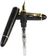 Jinhao 450 Normal nib Fountain Pen White line with 5 color Gullor Ink Cartridges