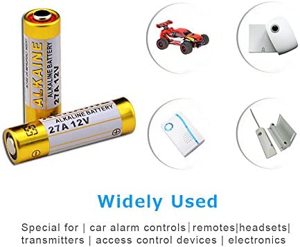 27A 12V Alkaline Battery (5-Pack)