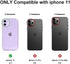 JJGoo Compatible with iPhone 11 Case, Clear Glitter Sparkle Bling Anti-Scratch Shockproof Protective Flexible Phone Cases Cute Slim Thin Bumper Cover for Women Girls (6.1 inch) 2019