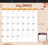 Magnet Calendar for Refrigerator 2023-2024 by STRIVE ZEN, January 2023 - December 2024, Fridge, Monthly Magnetic Planner, Paper, Tear Off, Schedule Weeks, Days, 10x10 Inches, 24 Months