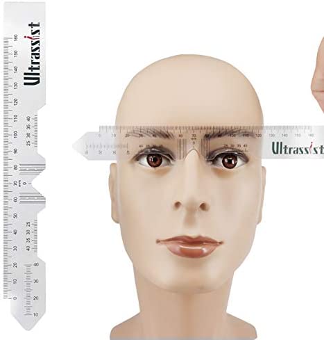 Ultrassist Pupillometers for Measuring Pupillary Distance (PD), Transparent PD Ruler, Essential Tool for Single PD or Dual PD Measurement