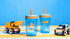 Zak Designs 15oz Blippi Kelso Tumbler Set, BPA-Free Leak-Proof Screw-On Lid with Straw Made of Durable Plastic and Silicone, Perfect Bundle for Kids, 2 Count (Pack of 1)
