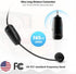 Bietrun UHF Wireless Microphone Headset, 165ft Range, Working Time 6H, 1/4''Plug, Wireless Headset Mic ?Handheld Mic 2 in 1, for Karaoke Speaker, Amplifier, Mic Speakers, PA System, Teaching, Fitness
