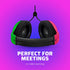 PDP Gaming LVL40 Stereo Headset with Mic for Nintendo Switch - PC, iPad, Mac, Laptop Compatible - Noise Cancelling Microphone, Lightweight, Soft Comfort On Ear Headphones - Splatoon 2 Pink & Green