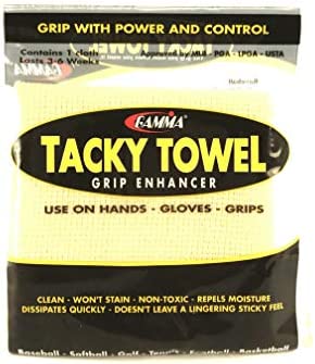 Gamma Tacky Towel Grip Traction Enhancer - Ideal for Tennis, Golf, Baseball, Football, Softball, or Basketball