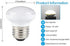 Haian Support Zorykn E26 Base Mini LED Reflector Floodlight, 4W(4 Pack), 40W Equivalent R14 Light Bulbs, 400 Lumens, Dimmable, 5000k Daylight