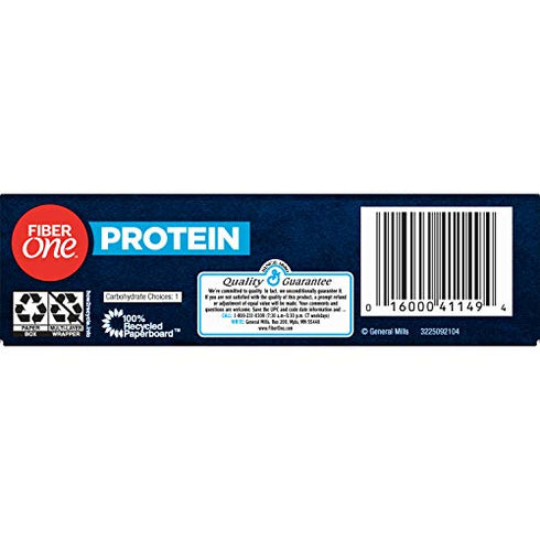 Fiber One Chewy Protein Bars, Caramel Nut, Protein Snacks, 1.17 oz, 5 ct