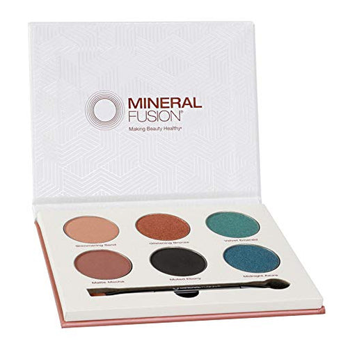 Mineral Fusion, Limited Edition Velvet Eye Shadow Palette, Multi Colors, 1 Count