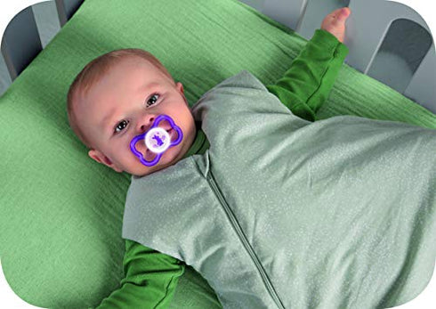 MAM Air Day & Night Baby Pacifier, for Sensitive Skin, Glows in The Dark, 3 Pack, 16+ Months, Girl,3 Count (Pack of 1)