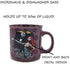 Silver Buffalo Disney Nightmare Before Christmas Simply Meant to Be Jack and Sally Ceramic Camper Style Mug, 20 Ounces