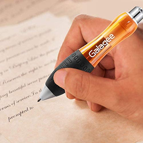 GALAGEE Big Fat Heavy Weighted Pens - Wide Grip Weighted Ballpoint Pens with Two Extra Refills - Hand Writing Aids for Tremors,Parkinsons,Autism,Carpal Tunnel,Arthritis or Fine Motor Skill Issue