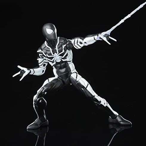 Spider-Man Marvel Legends Series 6-inch Future Foundation (Stealth Suit) Action Figure Toy, Includes 4 Accessories