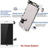 Mobkitfp for iPhone 7 Screen Replacement White with Camera+Sensors+Earpiece Full Assembly 4.7 inch LCD Screen 3D Touch Display Digitizer for A1660,A1778,A1779 with Repair Tools+Adhesive Seal