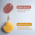 myHomeBody Premium Bath Sponge, Foam Loofah Sponge, Body Sponge for Shower - Large Size, Lots of Lather, Curvy, 3 Pack