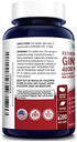 Red Korean Panax Ginseng 4,800mg 200 Veggie Caps (Non-GMO, Extract 12:1 & Gluten-Free)