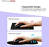 French KOKO Mouse Pad with Wrist Support, Cute & Ergonomic Mousepad Gel Support Desktop Padded Wrist Rest Memory Foam for Easy Mouse Movement Used for Computer, Laptop, Home, Office, School
