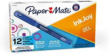 Paper Mate InkJoy Gel Pens Medium Point (0.7mm) Capped, 14 Count, Assorted Colors (2023009)