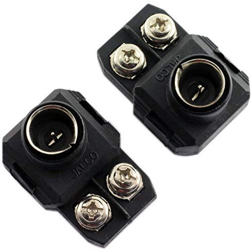 E-outstanding 2PCS Antenna Matching Transformer Connector 300 Ohm to 75 Ohm Quick Push-On Plug UHF VHF FM Converter Adapter