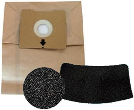 Bissell 5 Bag & Filter Kit for 4122 Zing Bagged Canister, New OEM Part, 1480, 8 Ounces, Brown