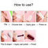 Fake Nails 500PCS Short Square Nail Tips Half Cover French Acrylic Nails