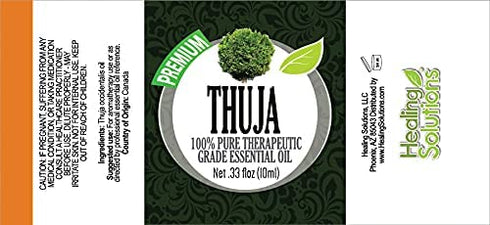 Pure Gold Essential Oils - Thuja Essential Oil - 0.33 Fluid Ounces