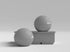 glacio Ice Cube Molds - Jumbo Square Cube Tray with Lid and 2 Large Sphere Molds