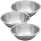 Heavy Duty Stainless Steel Mirror Finish Commercial Restaurant Mixing Bowl 3 Quart (Set of 3)