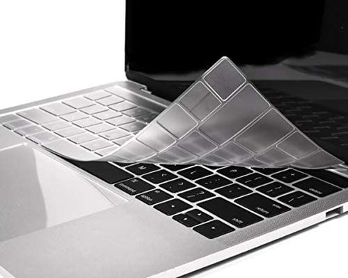 for MacBook Pro Touch Bar Keyboard Cover, CaseBuy Ultra Thin Clear Keyboard Skin for 2019 - 2016 Release MacBook Pro with TouchBar 13 Inch A2159 A1706 A1989 or 15 Inch A1707 A1990 Protective Skin