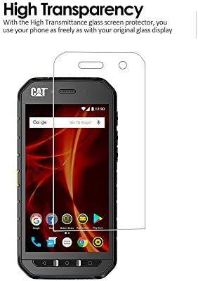 (2 Pack) CAT S41 Screen Protector,9H Hardness Tempered Glass Screen Protector for CAT S41 with Anti-Fingerprint Bubble-Free Crystal Clear
