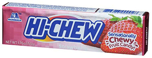 Morinaga Hi-Chew Strawberry Fruit Chews, 1.76 Ounce Packages