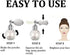 Shimmering Spray Powder Sparkle Powder, Body Glitter Face High Gloss Spray Highlighter Loose Powder Makeup Spray for Women Hair Nails Makeup( 1#Pearl White)