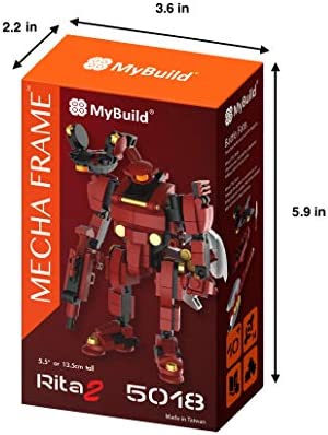 MyBuild Mecha Frame Sci-Fi Series Rita 2 Building Toys Robot Mech Building Bricks Figure 5018