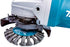 Makita 1 Piece - 4 Inch Knotted Twist Wire Wheel Brush for Grinders - Heavy-Duty Conditioning for Metal - 4" x 5/8-Inch | 11 UNC