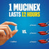 Chest Congestion, Mucinex 12 Hour Extended Release Tablets, 40ct, 600 mg Guaifenesin Relieves Chest Congestion Caused by Excess Mucus, #1 Doctor Recommended OTC expectorant