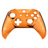 eXtremeRate Chrome Orange Edition Front Housing Shell for Xbox One Wireless Controller Model 1708, Replacement Custom Faceplate Cover for Xbox One S & Xbox One X Controller - Controller NOT Included