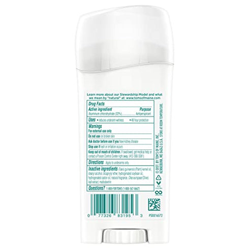 Tom's of Maine Antiperspirant Deodorant for Women, Natural Powder, 2.25 oz. 3-Pack (Packaging May Vary)