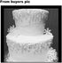 GEORLD 48pcs White Edible Cupcake Snowflakes Cake Toppers Decoration for Winter Frozen Theme Party