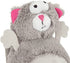 goDog Action Plush Squirrel Animated Squeaky Dog Toy, Chew Guard Technology - Gray, One Size