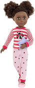 Glitter Girls - Ladybug Shimmer Pajama Top & Pant Regular Outfit - 14-inch Doll Clothes & Accessories Toys