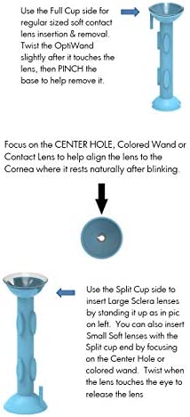 OptiWand Soft Contact Lens Insertion and Removal Tool. It Will Help Pinch The Soft Lens. This is not a Suction Cup for Soft Lens Removal