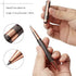 SHALORY Ballpoint and Rollerball Pen Set, Stylish Line Engraved Metal Pen Elegant Smooth Writing Gift Pen (2 Pens with 2 Extra Refills)