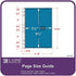C-Line Super Heavyweight Poly Mini Size Binder Pocket, 5.5 x 8.5 inches, 7-Hole Punched, Set of 3 Pockets, Color May Vary (08730)